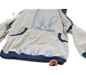 Stickdatei - Französische Bulldogge